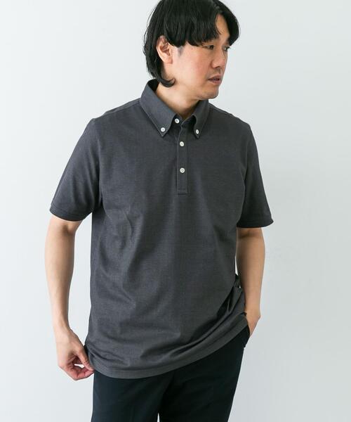 セール】『吸水速乾』LIFE STYLE TAILOR ボタンダウン半袖プルオーバー