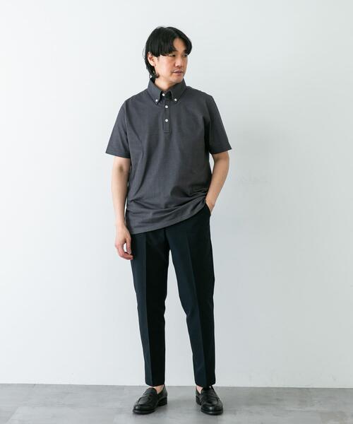 URBAN RESEARCH DOORS(アーバンリサーチドアーズ)の「『吸水速乾』LIFE STYLE TAILOR ボタンダウン半袖プルオーバー(シャツ/ブラウス・メンズ・ブルー/グレー/ネイビー/ホワイト・MEDIUM/LARGE/X-LARGE)」の17枚目の写真