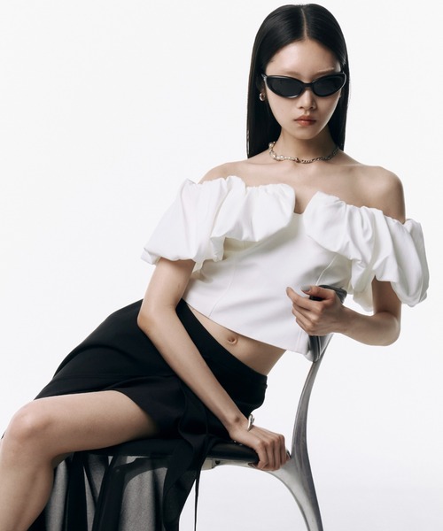 セール】BALLON SLEEVE TOP/バルーンスリーブトップ（Tシャツ