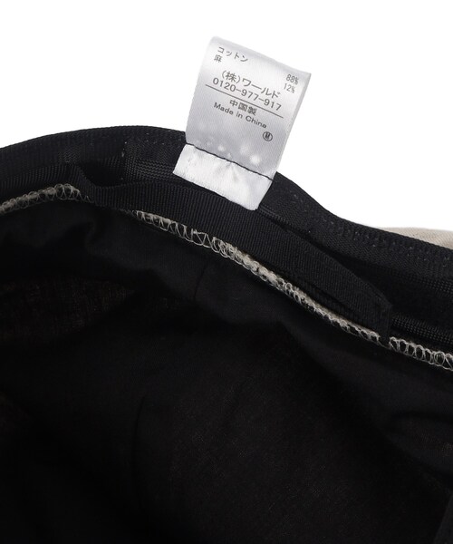 SHOO・LA・RUE(シューラルー)の「【UVカット】顔周りすっぽりキャスケット【サイズ調整/あご紐付き】(キャスケット・レディース・グレー/ブラック/ブラウン系/ライトベージュ/ベージュ・00)」の10枚目の写真