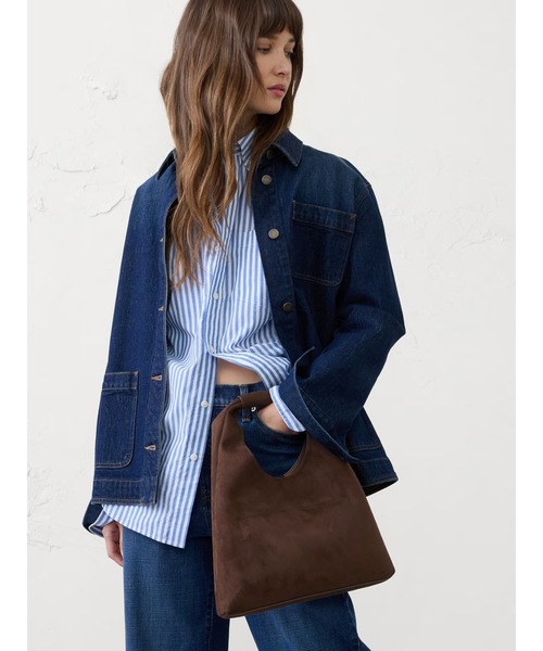 [BANANA REPUBLIC]★新色★ビーガンレザーワンストラップトート BANANA REPUBLIC ショルダーバッグ バッグ FACTORY STORE