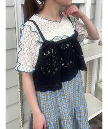 ehka sopo | クロシェライクビスチェ(キャミソール)