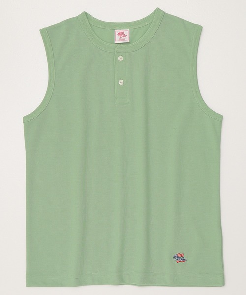 JEMORGAN（ジェーイーモーガン）の「【JEMORGAN / ジェーイーモーガン】カノコヘンリーネックノースリーブ（タンクトップ・レディース・イエロー/ネイビー/ホワイト/グリーン系/チャコール/レッド系/ブラック・FREE）」の19枚目の写真