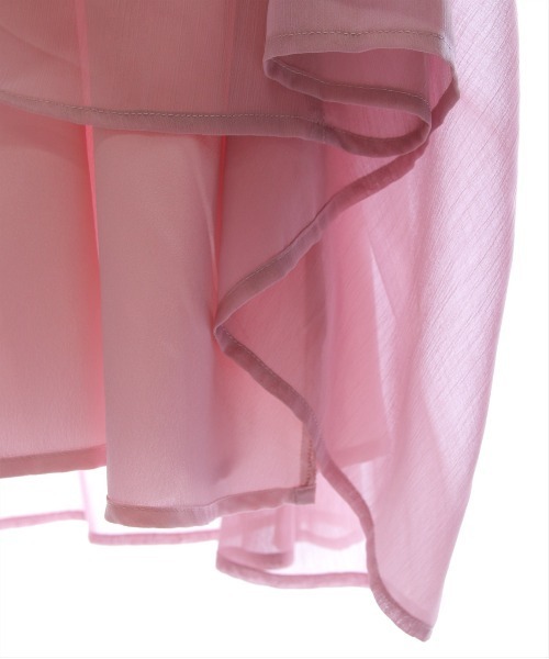 CLEAR BASIC（クリアベーシック）の「【低身長サイズ有】ウエストシャーリングバックリボンノースリーブワンピース[大人 フェミニン]（ワンピース・レディース・ピンク/ブラック/ブルーグレー・F/XS）」の7枚目の写真