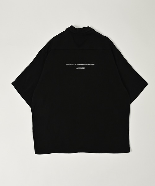 ADAM PATEK（アダムパテック）の「ADAMPATEK/mad embroidery short sleeve shirt/刺繍入りドレープ半袖シャツ(AP2515029)（シャツ/ブラウス・レディース・ホワイト/ブラック・1/2）」の21枚目の写真