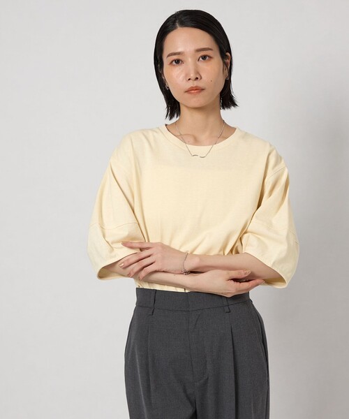 セール】＜CITEN＞フォルムスリーブハーフスリーブT（Tシャツ