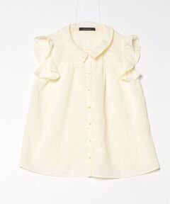 mizuiro ind(ミズイロインド)｜pleats collar shirt シャツ
