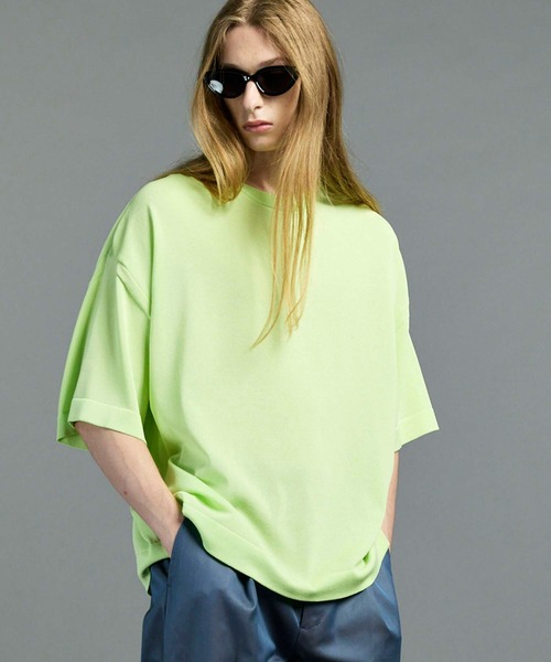UNISEX》OUTLAST Prime-Over Crew Neck Knit T-shirt/アウト