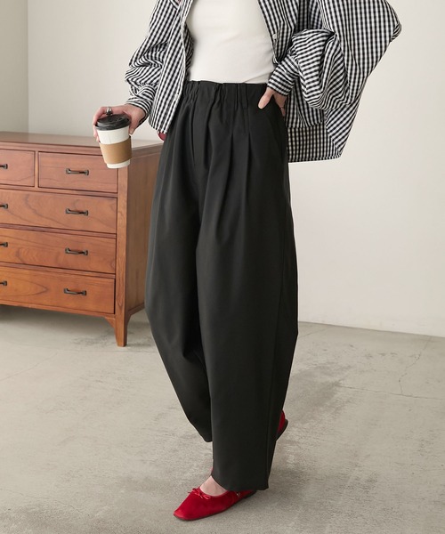 BONLECILL（ボンルシール）の「【マシンウォッシャブル/イージーケア/クイックドライ】キレイージーチノパンツ（チノパンツ・レディース・ブラック/ベージュ/カーキ・S/L/M）」の22枚目の写真