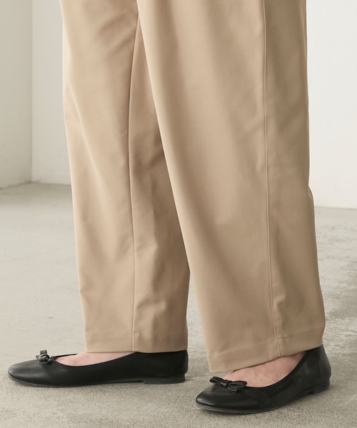 BONLECILL（ボンルシール）の「【マシンウォッシャブル/イージーケア/クイックドライ】キレイージーチノパンツ（チノパンツ・レディース・ブラック/ベージュ/カーキ・S/L/M）」の8枚目の写真