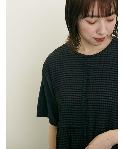 Samansa Mos2（サマンサ モスモス）の「【S/Mサイズ】オーバーレース切替ワンピース（ワンピース・レディース・グリーン/ベージュ/ブラック・M/S）」の13枚目の写真