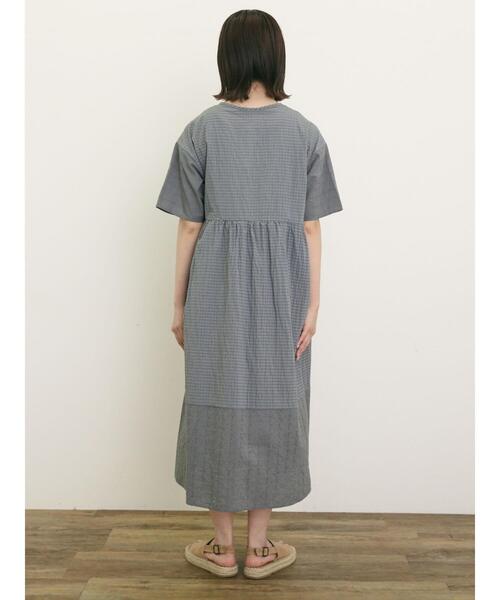 Samansa Mos2（サマンサ モスモス）の「【S/Mサイズ】オーバーレース切替ワンピース（ワンピース・レディース・グリーン/ベージュ/ブラック・M/S）」の18枚目の写真