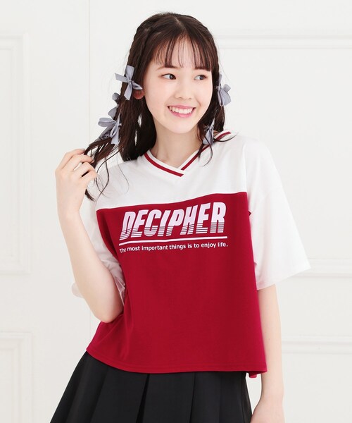 韓国人気【 PAIN OR PLEASURE 】VERA RIBBON TEE 受注期間限定！兒玉遥コラボ企画！コラボZIPパーカー◇兒玉遥