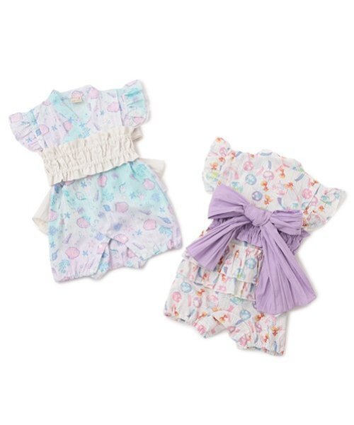 petit main(プティマイン)の「【WEB限定/リンク】girls babyアソート甚平(浴衣・キッズ・ピンク/アイボリー・80cm/70cm)」の21枚目の写真