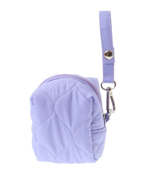 Green　Parks（グリーンパークス）の「ムジークタイガー/カラーキルトスクエアポーチ（ポーチ・レディース・ブラック/オフホワイト/ブルー/ピンク/パープル/オレンジ・FREE）」の11枚目の写真