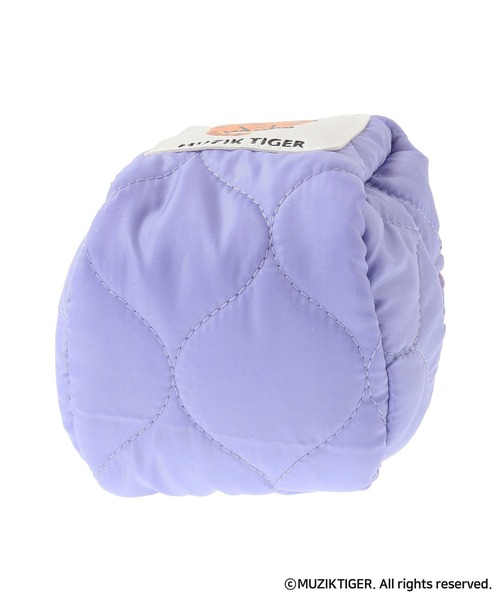 Green　Parks（グリーンパークス）の「ムジークタイガー/カラーキルトスクエアポーチ（ポーチ・レディース・ブラック/オフホワイト/ブルー/ピンク/パープル/オレンジ・FREE）」の12枚目の写真