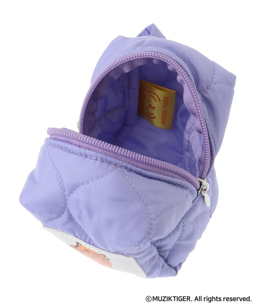 Green　Parks（グリーンパークス）の「ムジークタイガー/カラーキルトスクエアポーチ（ポーチ・レディース・ブラック/オフホワイト/ブルー/ピンク/パープル/オレンジ・FREE）」の13枚目の写真