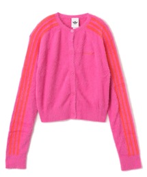 adidas(AfB_X)adidas FLUFFY KNITTED CARDIGAN / AfB_X ttB[ jbg J[fBK(J[fBK/{)