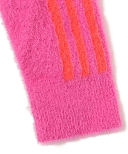 adidas FLUFFY KNITTED CARDIGAN / アディダス フラフィー ニット