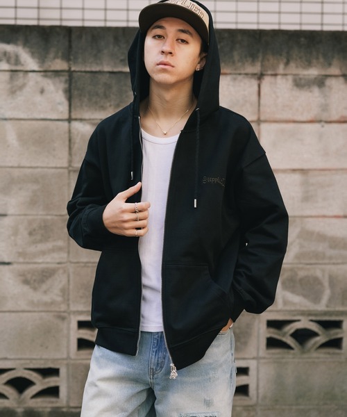 セール】SUPPLIER/サプライヤー Cross Zip Hoodie ジップ