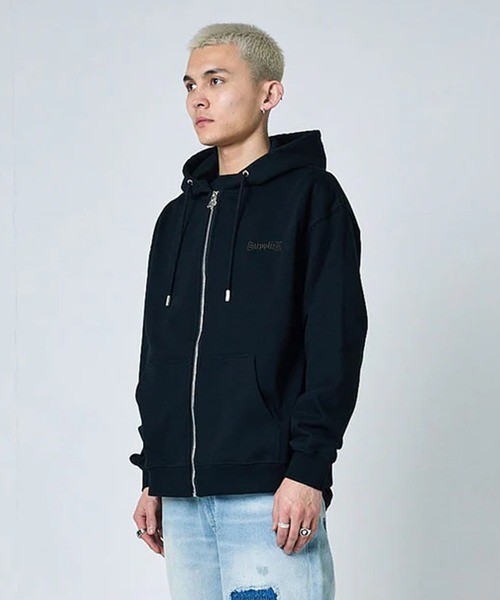 セール】SUPPLIER/サプライヤー Cross Zip Hoodie ジップ