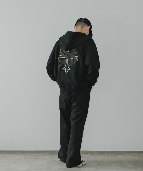 Supplier Cross ジップ パーカー Black Sサイズ フーディー｜Cross Zip Hoodie｜SUPPLIER｜公式通販（パーカー