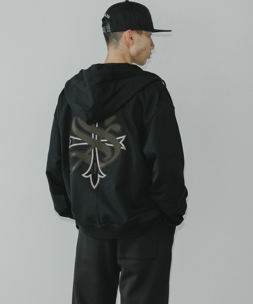 SUPPLIER/サプライヤー Cross Zip Hoodie ジップパーカー