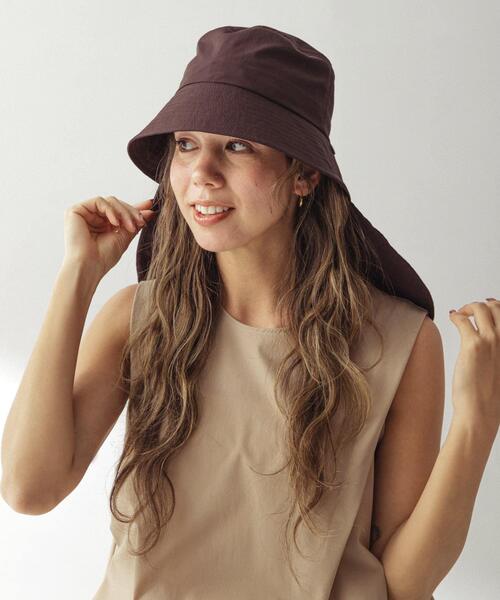 URBAN RESEARCH Sonny Label（アーバンリサーチサニーレーベル）の「サンシェード付2WAYハット（ハット・レディース・ブラック/グレー/ブラウン・ONE）」の10枚目の写真