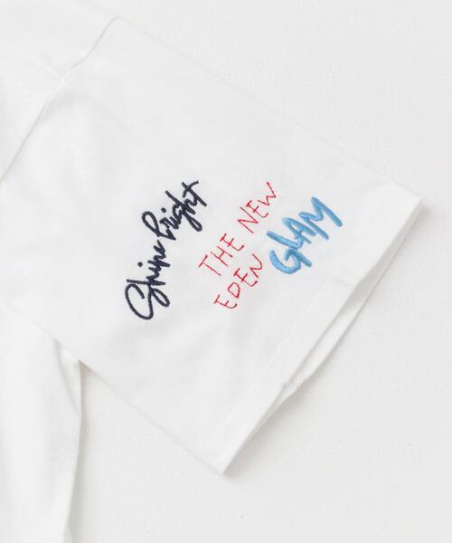 ITEMS URBANRESEARCH(アイテムズ アーバンリサーチ)の「ロゴ刺繍半袖Tシャツ(Tシャツ/カットソー・レディース・ホワイト/モカ/チャコールグレー・FREE)」の9枚目の写真