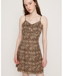SLY | LEOPARD SHORT CAMI OP レオパード ショート キャミワンピース(ワンピース)