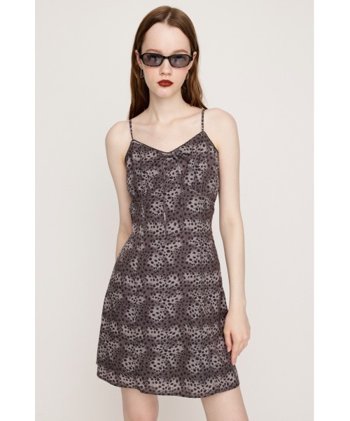 SLY レオパードワンピース SLY | LEOPARD SHORT CAMI ワンピース (ワンピース(ミニ