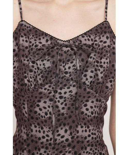 LEOPARD SHORT CAMI OP レオパード ショート キャミワンピース