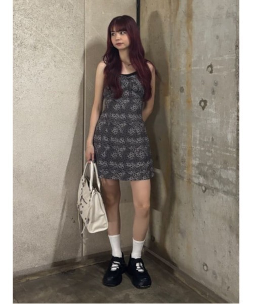 SLY(スライ)の「LEOPARD SHORT CAMI OP レオパード ショート キャミワンピース(ワンピース・レディース・ブラウン系その他2/ブラック系その他2・FREE)」の18枚目の写真