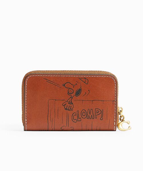 COACH X PEANUTS】スモール ジップ アラウンド カード ケース