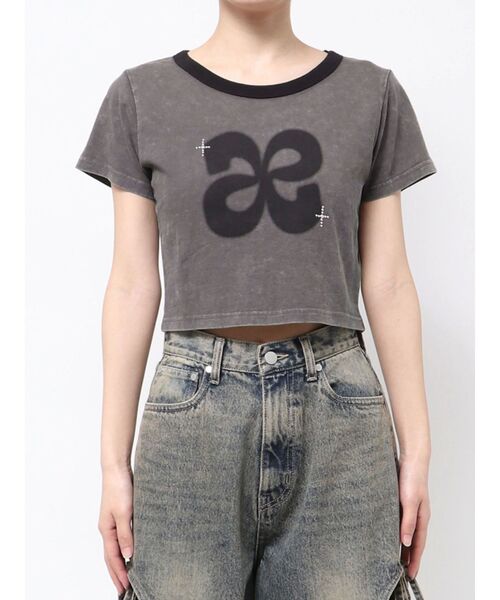 EMODA（エモダ）の「スタッズロゴTシャツ（Tシャツ/カットソー・レディース・ピンク/グレー/アイボリー・FREE）」の16枚目の写真