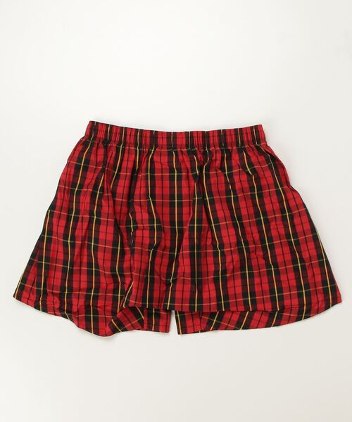 POLO RALPH LAUREN（ポロ ラルフ ローレン）の「【POLO RALPH LAUREN】WALLACE タータンチェック 綿 トランクス（トランクス・メンズ・レッド・LARGE/MEDIUM）」の2枚目の写真