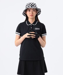 新品　ビームスゴルフ　レディースポロシャツ　黒 BEAMS GOLF｜ビームスゴルフ（レディース）のポロシャツ