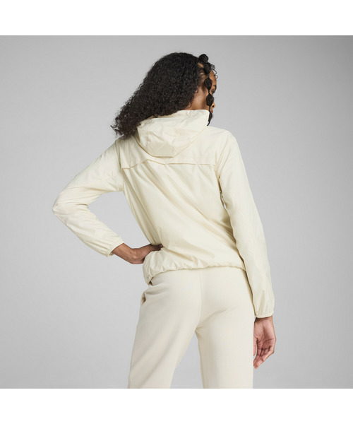 PUMA（プーマ）の「PUMA プーマ ウィメンズ ESS レギュラー メッシュライニング ウィンドブレー（ブルゾン・レディース・オフホワイト・X-LARGE/SMALL/LARGE/MEDIUM）」の4枚目の写真