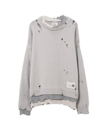 ミハラヤスヒロ　ダウンマフラー MAISON MIHARA YASUHIRO】ニットダウンマフラー/Knit Down