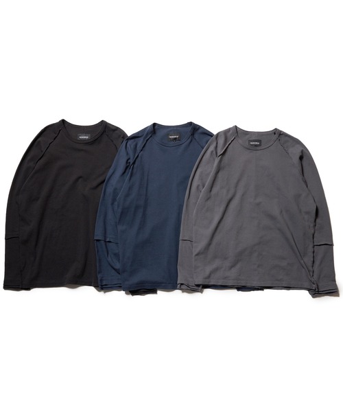 VIRGOwearworks(ヴァルゴウェアワークス)の「REVERSE BLADE LONG SLEEVE(Tシャツ/カットソー・メンズ・ブラック/チャコールグレー/ネイビー・2/3/4)」の4枚目の写真