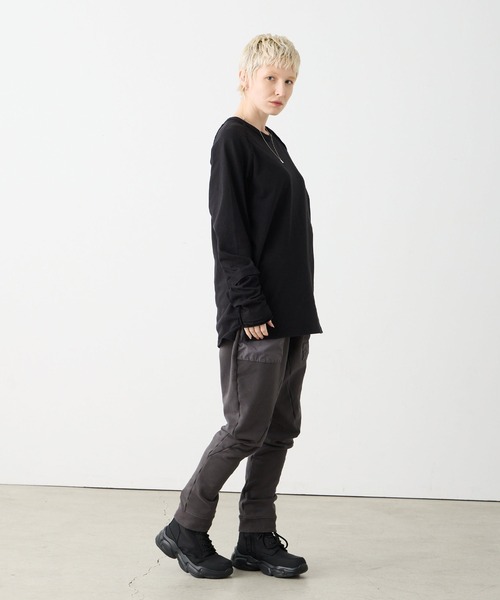 VIRGOwearworks(ヴァルゴウェアワークス)の「REVERSE BLADE LONG SLEEVE(Tシャツ/カットソー・メンズ・ブラック/チャコールグレー/ネイビー・2/3/4)」の21枚目の写真