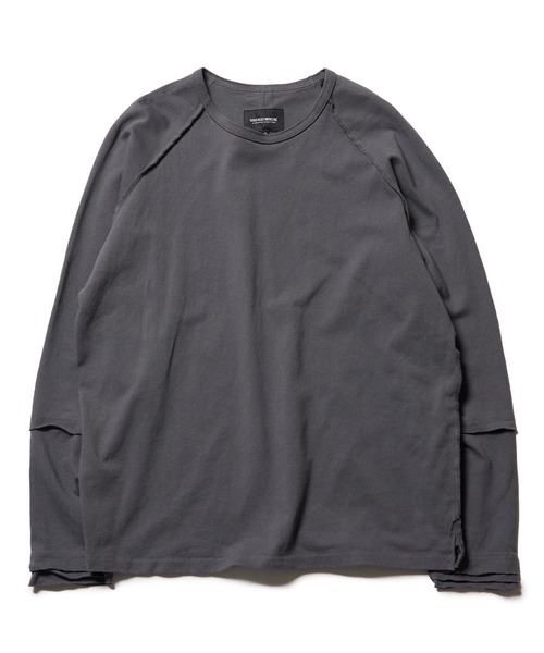 VIRGOwearworks(ヴァルゴウェアワークス)の「REVERSE BLADE LONG SLEEVE(Tシャツ/カットソー・メンズ・ブラック/チャコールグレー/ネイビー・2/3/4)」の7枚目の写真