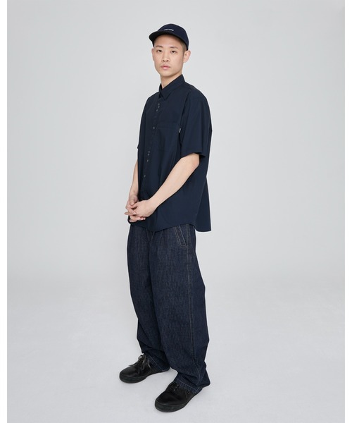 YESEYESEE（イエスアイシー）の「Pinnacle S/S Shirt（シャツ/ブラウス・メンズ・グレー/ネイビー・M/L/XL/S）」の18枚目の写真
