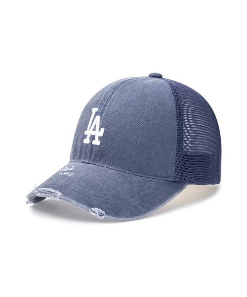 MLB(メジャーリーグベースボール)の「【日本未入荷】MLB KOREA ベーシックウォッシュド メッシュキャップ NYヤンキース LAドジャース(キャップ・レディース・インディゴブルー/ダークグレー・FREE)」の14枚目の写真