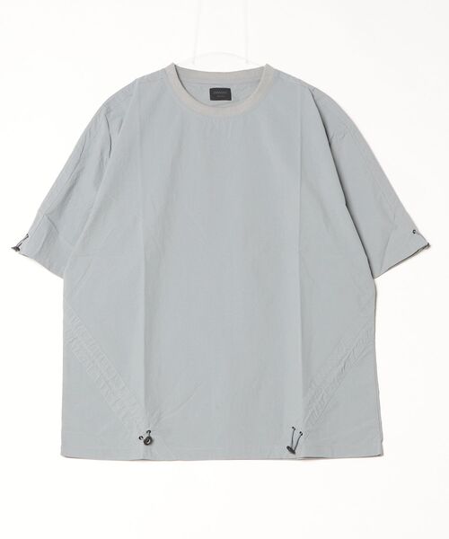MMMM(エムエムエムエム)の「MMMM/ナイロンワッシャーシャーリングTEE(Tシャツ/カットソー・メンズ・グレー/ブラック・X-LARGE/LARGE/MEDIUM)」の13枚目の写真