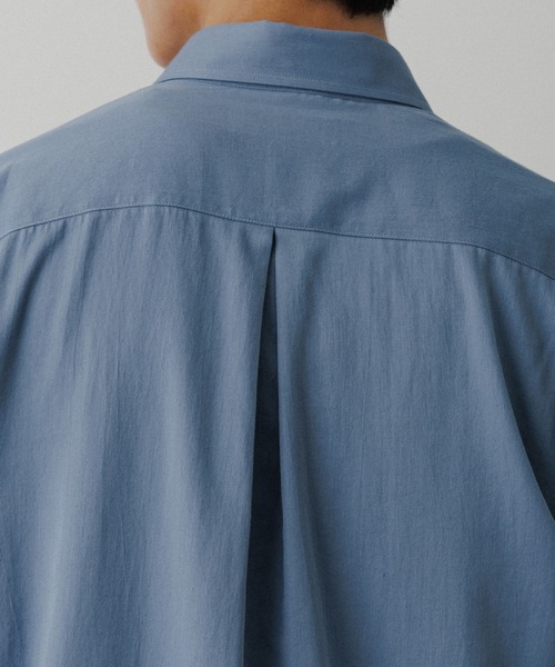 ADAM ET ROPE'(アダムエロペ)の「ソフト コットン ドレープ シャツ(シャツ/ブラウス・メンズ・ダークラベンダー/オフホワイト/ブラック/ブルー系その他4・M/L)」の17枚目の写真