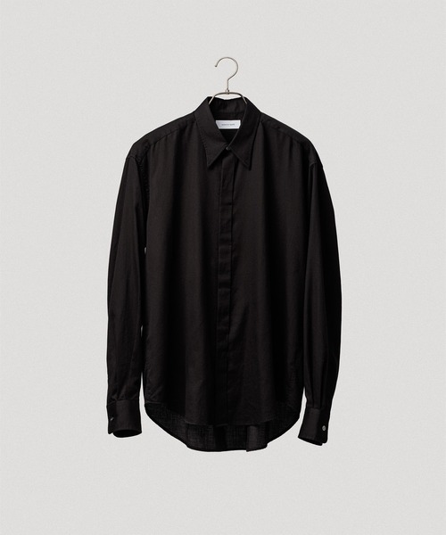 ADAM ET ROPE'(アダムエロペ)の「ソフト コットン ドレープ シャツ(シャツ/ブラウス・メンズ・ダークラベンダー/オフホワイト/ブラック/ブルー系その他4・M/L)」の22枚目の写真