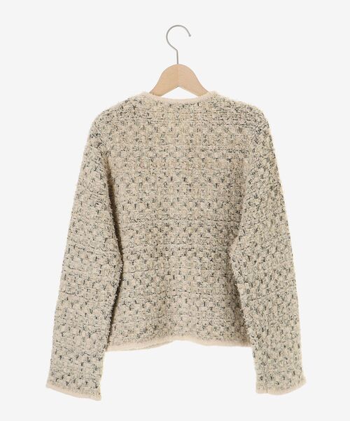 le.coeur blanc（ルクールブラン）の「《手洗い可能》TORRAZZO DONNAツイードニットジャケット（その他アウター・レディース・ベージュ・38）」の11枚目の写真