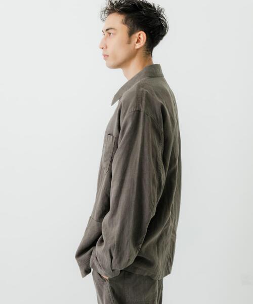 URBAN RESEARCH(アーバンリサーチ)の「『別注』LE VETEMENT ATLANTIQUE×UR ワークジャケット(カバーオール・メンズ・ブラック/チャコールグレー・MEDIUM/LARGE)」の11枚目の写真