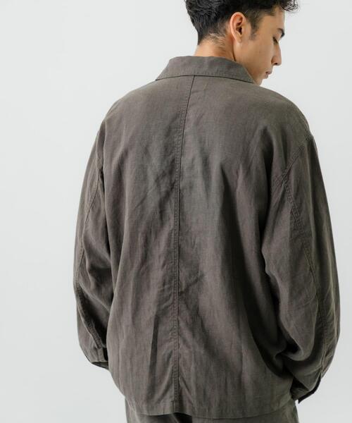 URBAN RESEARCH(アーバンリサーチ)の「『別注』LE VETEMENT ATLANTIQUE×UR ワークジャケット(カバーオール・メンズ・ブラック/チャコールグレー・MEDIUM/LARGE)」の10枚目の写真